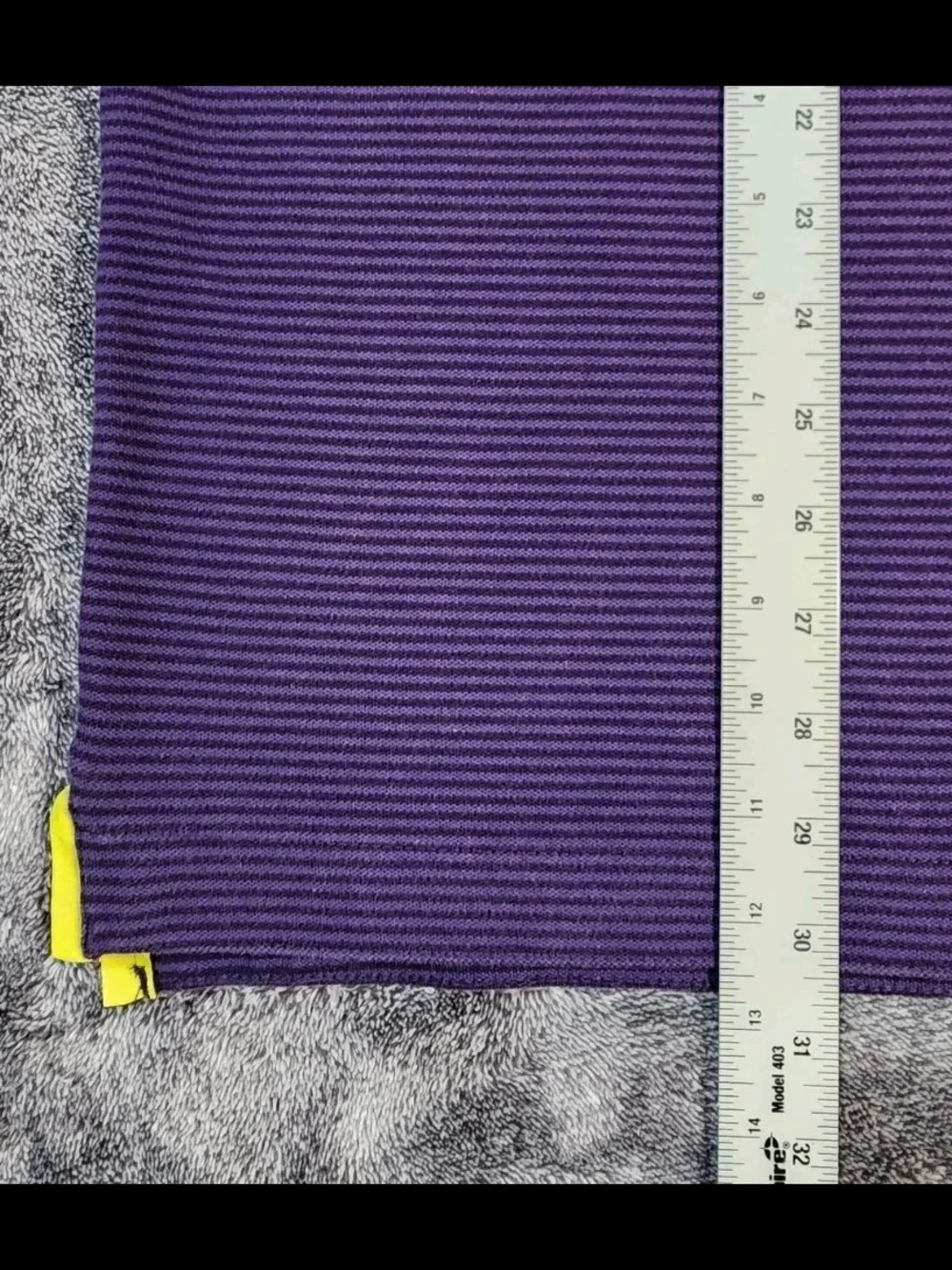 Nike Purple Short-Sleeve Polo with Yellow Accents